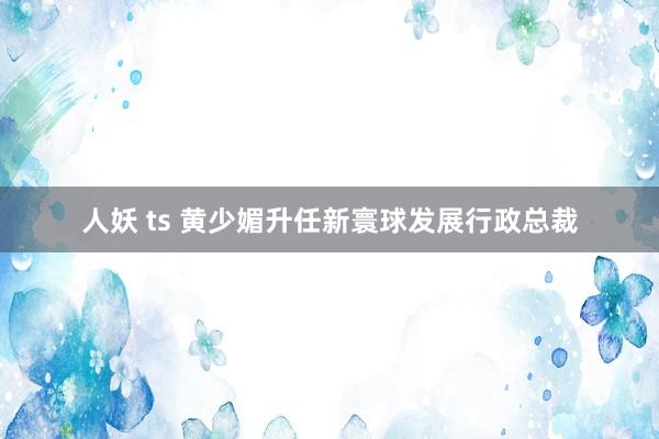 人妖 ts 黄少媚升任新寰球发展行政总裁