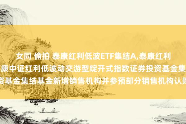 女同 偷拍 泰康红利低波ETF集结A,泰康红利低波ETF集结C: 对于泰康中证红利低波动交游型绽开式指数证券投资基金集结基金新增销售机构并参预部分销售机构认购费率优惠行动的公告