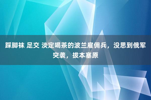 踩脚袜 足交 淡定喝茶的波兰雇佣兵，没思到俄军突袭，拔本塞原