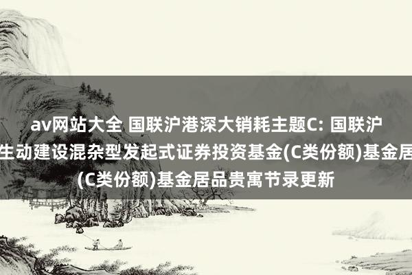 av网站大全 国联沪港深大销耗主题C: 国联沪港深大销耗主题生动建设混杂型发起式证券投资基金(C类份额)基金居品贵寓节录更新