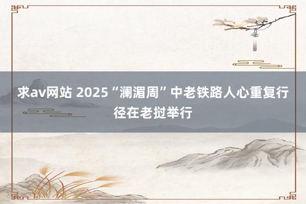 求av网站 2025“澜湄周”中老铁路人心重复行径在老挝举行