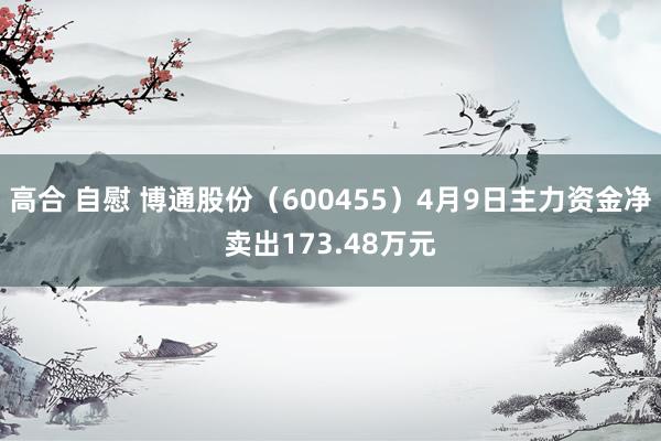 高合 自慰 博通股份（600455）4月9日主力资金净卖出173.48万元